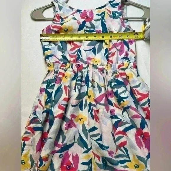 Carter's Girls Floral Summer Dress with back cutouts (Size 6) - Picture 5 of 7